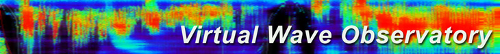 Virtual Wave Observatory with radio data from the IMAGE/Radio Plasma Imager as a background